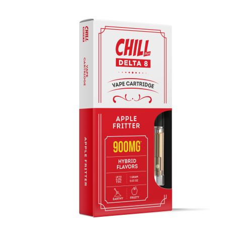 900mg D8 Vape Cart - Apple Fritter - Hybrid - 1ml - Chill Plus - Thumbnail 1