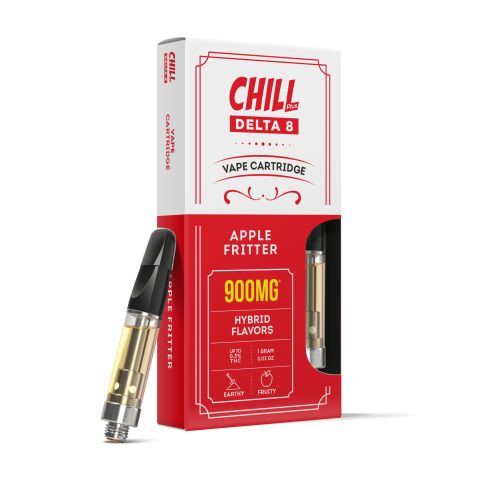 900mg D8 Vape Cart - Apple Fritter - Hybrid - 1ml - Chill Plus - Thumbnail 2