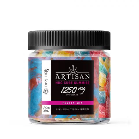 25mg HHC Cube Gummies - Fruity Mix - Artisan - 2