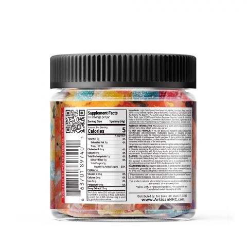 25mg HHC Cube Gummies - Fruity Mix - Artisan - 3