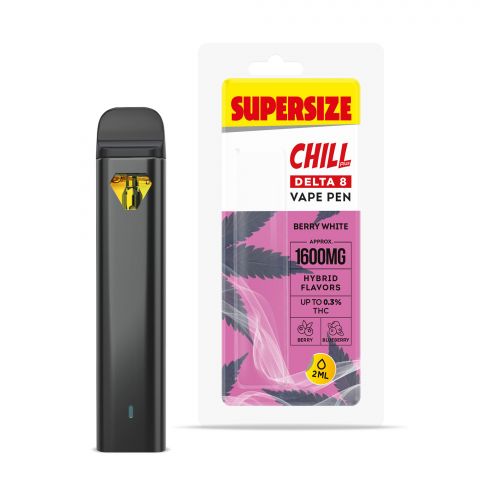 Berry White Vape - Delta 8 THC - Disposable - Chill - 1600mg - 1