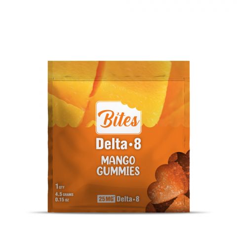 Bites Delta-8 THC Gummy - Mango - 25MG - Thumbnail 2