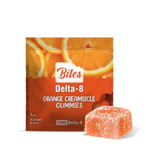 Bites Delta-8 THC Gummy - Orange Creamsicle - 25MG - Thumbnail 1