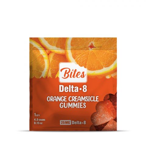 Bites Delta-8 THC Gummy - Orange Creamsicle - 25MG - 2