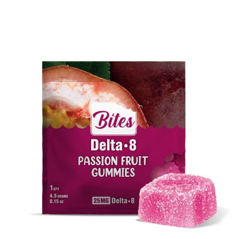Bites Delta-8 THC Gummy - Passion Fruit - 25MG - 1
