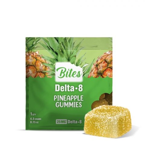 Bites Delta-8 THC Gummy - Pineapple - 25MG - 1