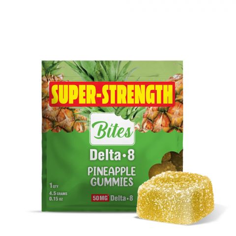 Bites Delta-8 THC Gummy - Pineapple - 50MG - 1