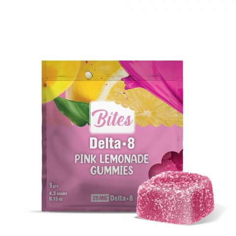 Bites Delta-8 THC Gummy - Pink Lemonade - 25MG - 1