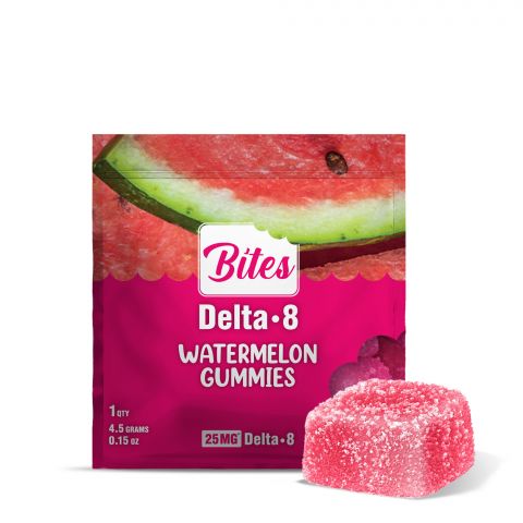 Bites Delta-8 THC Gummy - Watermelon - 25MG - 1