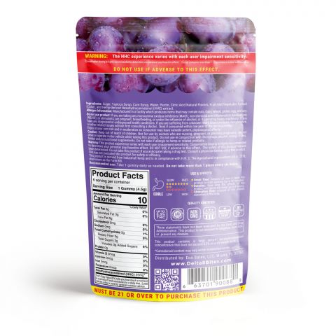 Bites HHC Gummies - Grape - 150MG - Thumbnail 4