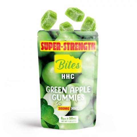 Bites HHC Gummies - Green Apple - 300MG - Thumbnail 3