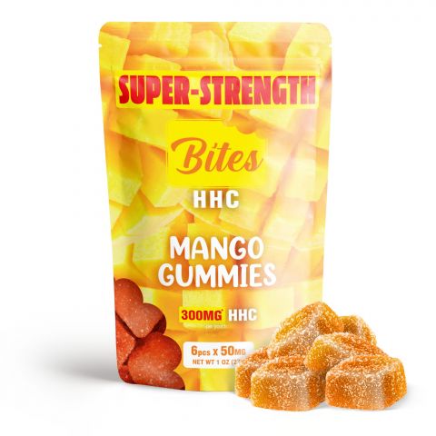 Bites HHC Gummies - Mango - 300MG - Thumbnail 1