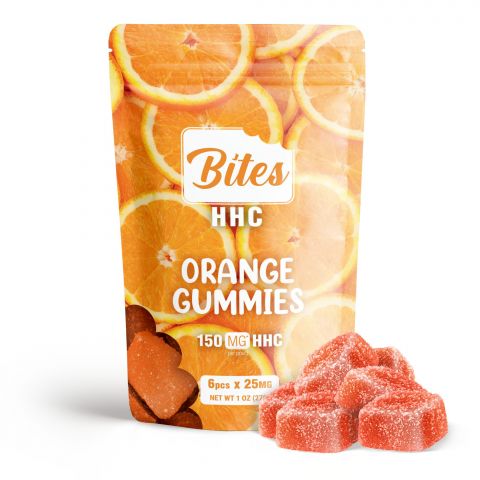 Bites HHC Gummies - Orange - 150MG - Thumbnail 1