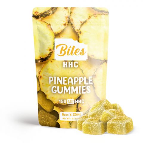 Bites HHC Gummies - Pineapple - 150MG - Thumbnail 1