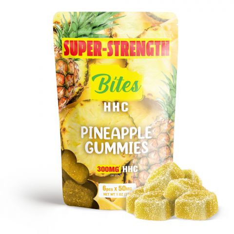 Bites HHC Gummies - Pineapple - 300MG - Thumbnail 1