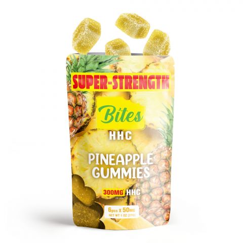 Bites HHC Gummies - Pineapple - 300MG - 3