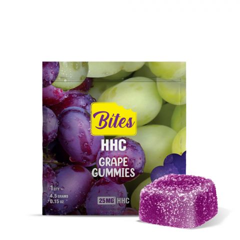Bites HHC Gummy - Grape - 25MG - Thumbnail 1