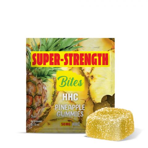 Bites HHC Gummy - Pineapple - 50MG - Thumbnail 1