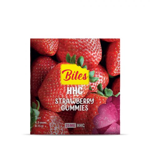 Bites HHC Gummy - Strawberry - 25MG - 2