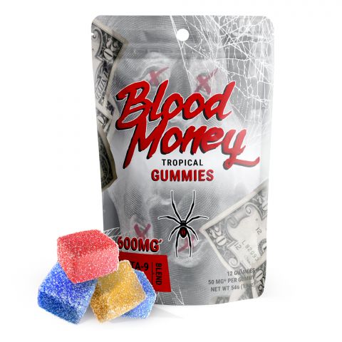 Blood Money Tropical Gummies - Delta 9, HHC Blend - Pure Blanco - 600MG - 1