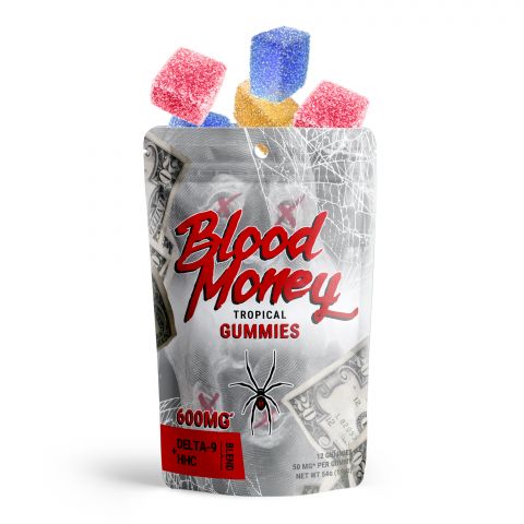 Blood Money Tropical Gummies - Delta 9, HHC Blend - Pure Blanco - 600MG - 2