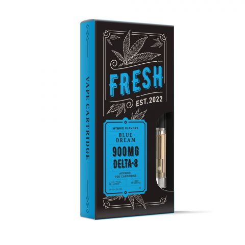 Blue Dream Vape Cart - Delta 8 THC - Fresh - 900MG - Thumbnail 2