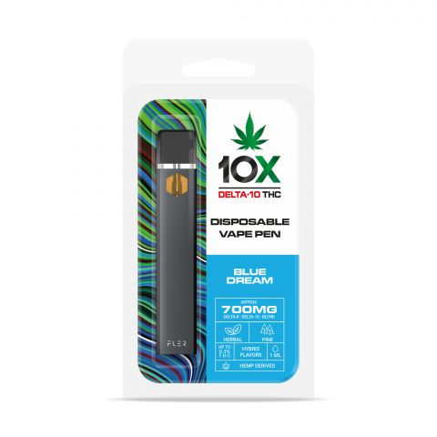 Blue Dream Vape - Delta 10 THC - Disposable - 10x - 700mg - Thumbnail 2
