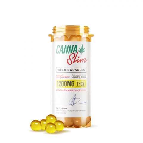 60mg THCV, CBD, CBDV Capsules - 20ct - Canna Slim - Thumbnail 3