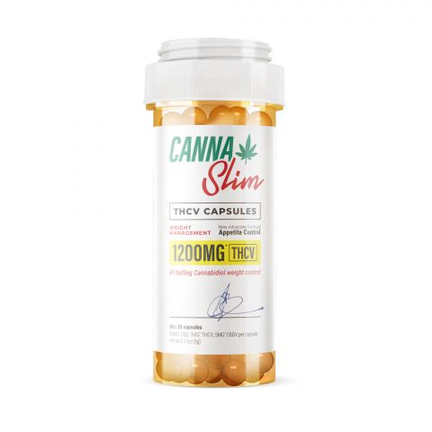 60mg THCV, CBD, CBDV Capsules - 20ct - Canna Slim - Thumbnail 2