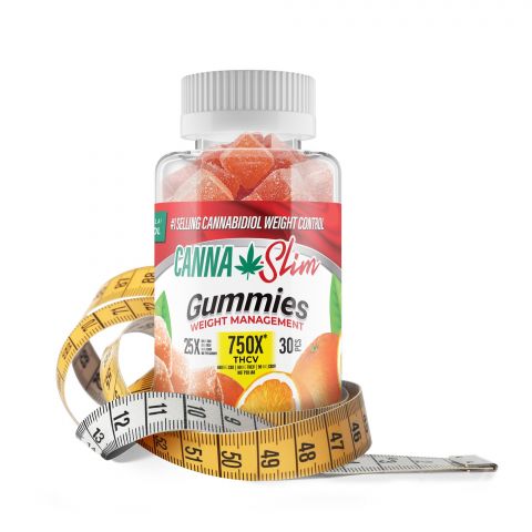 25mg THCV, CBD, CBDV Weight Management Gummies - Canna Slim - 2
