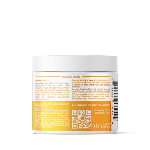 1,500mg CBD Pain Relief Cream - 4oz - Biotech CBD - 4