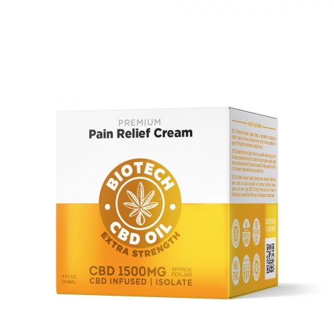 1,500mg CBD Pain Relief Cream - 4oz - Biotech CBD - 2