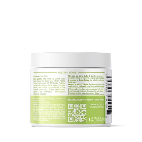 2,500mg CBD Pain Relief Cream - 4oz - Biotech CBD - Thumbnail 4