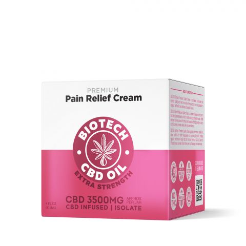 3,500mg CBD Pain Relief Cream - 4oz - Biotech CBD - Thumbnail 2