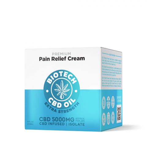 5,000mg CBD Pain Relief Cream - 4oz - Biotech CBD - 2