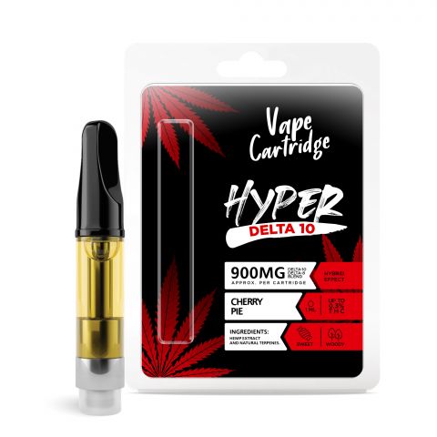 Cherry Pie Cartridge - Delta 10 THC - Hyper - 900mg (1ml) - Thumbnail 1