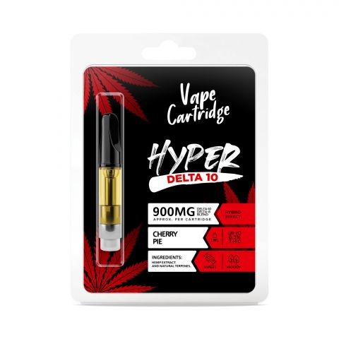 Cherry Pie Cartridge - Delta 10 THC - Hyper - 900mg (1ml) - Thumbnail 2