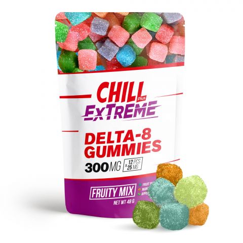 Chill Plus Delta-8 Extreme Gummies - Fruity Mix - 300mg - Thumbnail 1