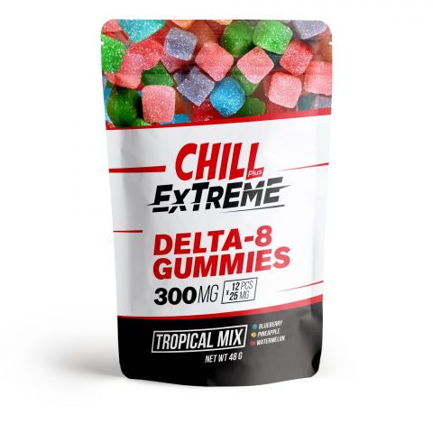 Chill Plus Delta-8 Extreme Gummies - Tropical Mix - 300mg - Thumbnail 2