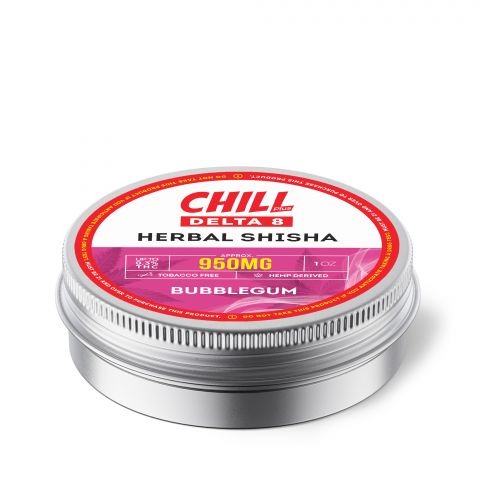 Chill Plus Delta-8 Herbal Shisha - Bubblegum - 950MG - 2