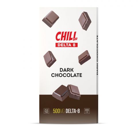 500mg Dark Chocolate Bar - Delta 8 - Chill Plus - 2