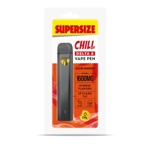 Chill Plus Delta-8 THC Disposable Vape Pen - Sour Mango - 1600MG - Thumbnail 2