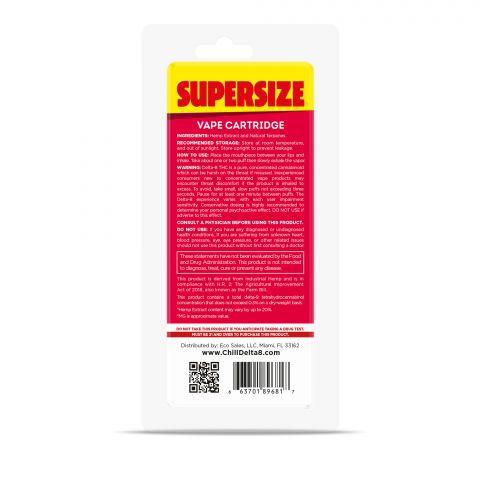 Chill Plus Delta-8 THC Disposable Vape Pen - Strawberry Napalm - 1600MG - Thumbnail 3