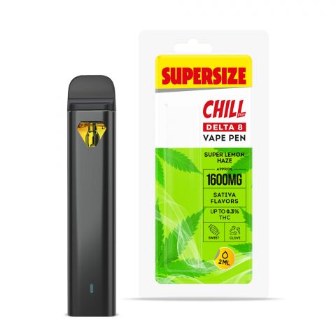 Chill Plus Delta-8 THC Disposable Vape Pen - Super Lemon Haze - 1600MG - 1