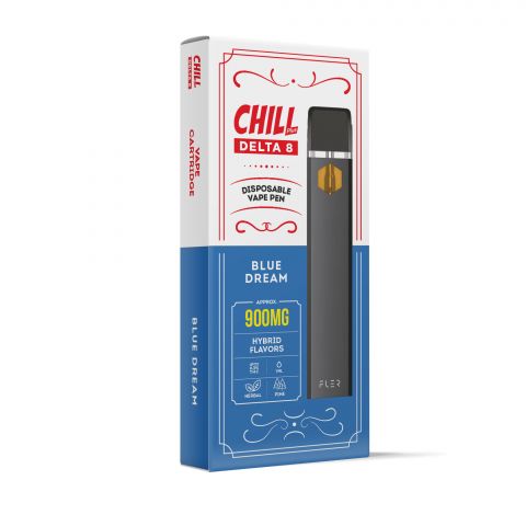 Chill Plus Delta-8 THC Disposable Vaping Pen - Blue Dream - 900mg - Thumbnail 2