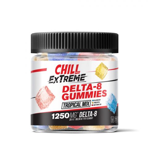 25mg Delta 8 THC Gummies - Tropical Mix Gummies - Chill Extreme - Thumbnail 2