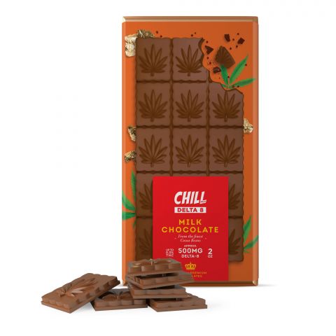 Chill Plus Delta-8 THC Premium Belgium Milk Chocolate - 500MG - 1