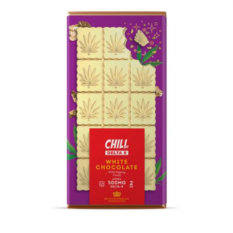 Chill Plus Delta-8 THC Premium Belgium White Chocolate With Popping Candy - 500MG - 2