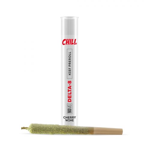 1g Cherry Wine Pre-Roll with Kief - 90mg Delta 8 THC - Chill Plus - 1 Joint - Thumbnail 1