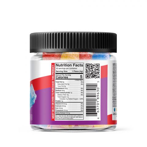 Chill Plus Delta-8 THC Supreme Gummies - Tropical Mix - 2500MG - Thumbnail 3